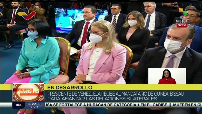 Presidentes de Venezuela y Guinea Bissau firman declaración conjunta para impulsar objetivos comunes