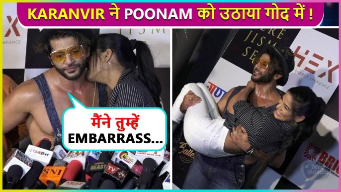 Karanvir Bohra Lifts Poonam Pandey, Says Tumhe Hamesha H0T Dikhne...