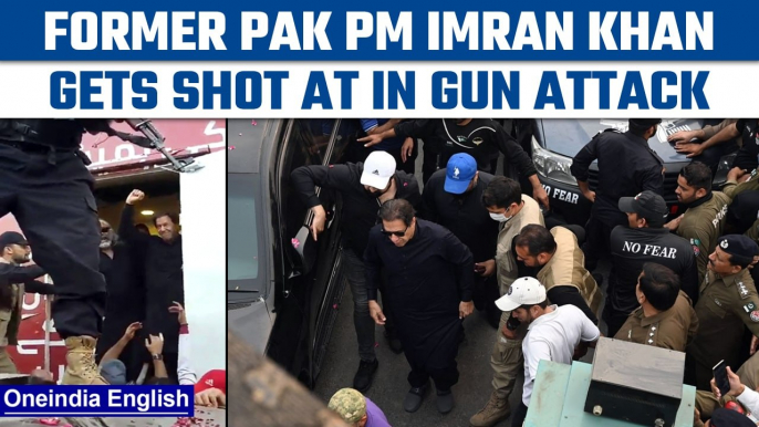 Pakistan Ex-PM Imran Khan and his aide suffer bullet injury at rally | Oneindia News*Breaking