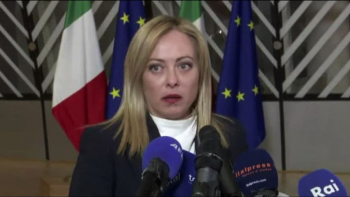 Meloni: "Difendere l'interesse nazionale in dimensione europea"