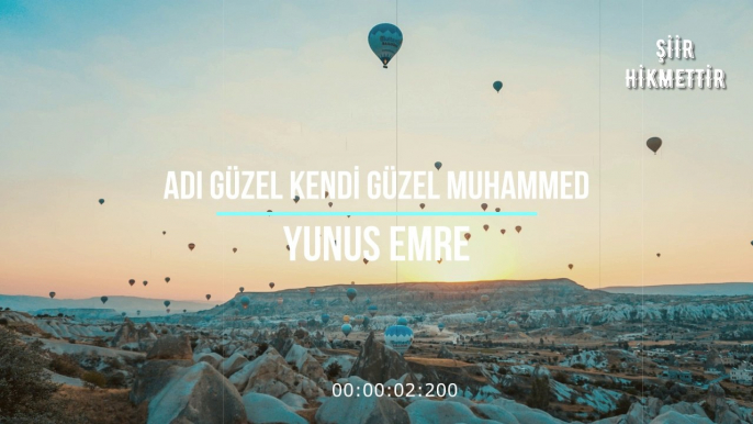 Şiir Hikmettir '' Adı Güzel Kendi Güzel Muhammed '' Yunus Emre #şiir #şiirler