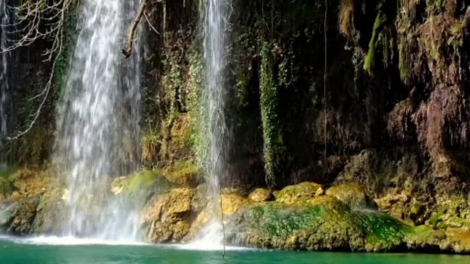 pemandangan, ketenangan,musik relaksasi, meditasi, gunung,air terjun