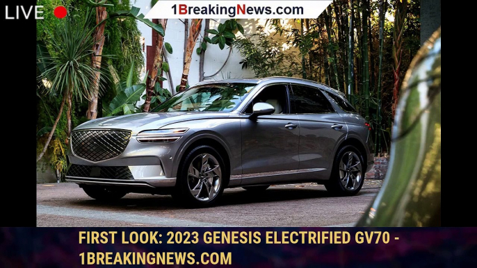 First Look: 2023 Genesis Electrified GV70 - 1breakingnews.com