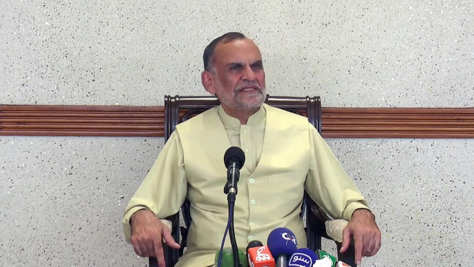 PTI Senator Azam Sawati Important Press Conference in Islamabad