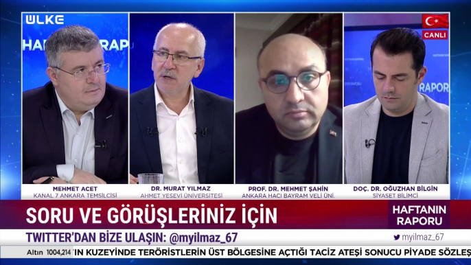 Haftanın Raporu - Doç. Dr. Oğuzhan Bilgin | Mehmet Acet | Prof. Dr. Mehmet Şahin | 6 Kasım 2022