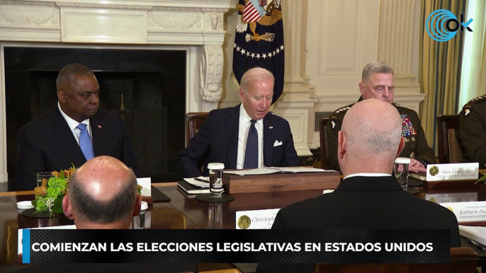 Comienzan las elecciones legislativas en Estados Unidos