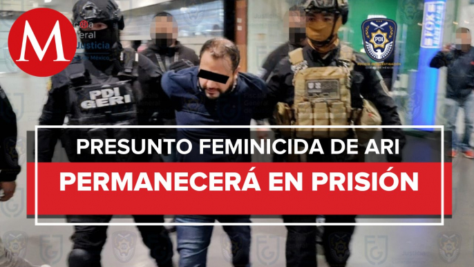 Dan prisión preventiva a Rautel "N", presunto feminicida de Ariadna Fernanda