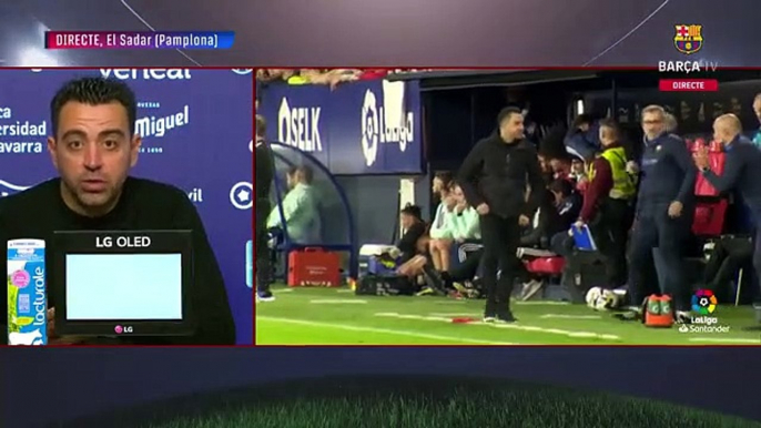 Xavi se deshace en elogios hacia Ferran Torres tras el Osasuna-Barça / FCB