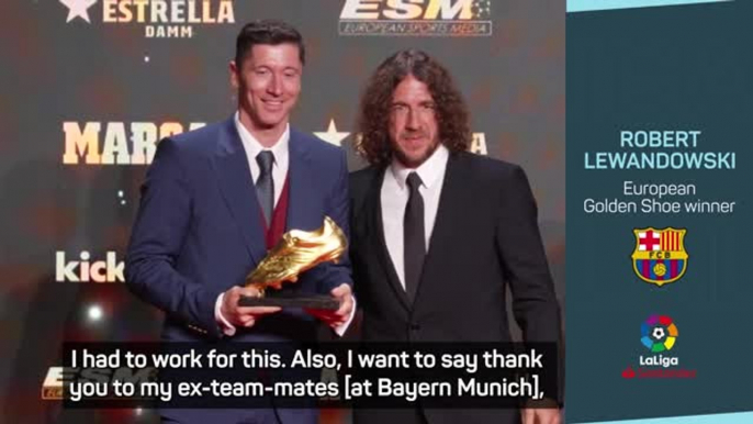 Lewandowski targets LaLiga glory after Golden Shoe win