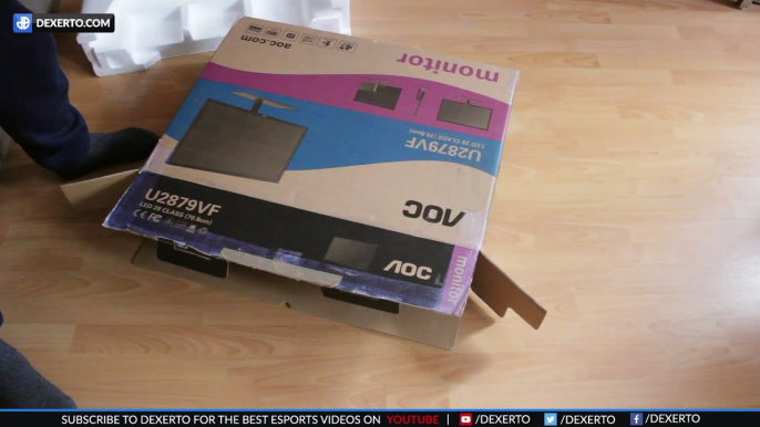 AOC U2879VF 4K 28inch Monitor Unboxing & First Impressions