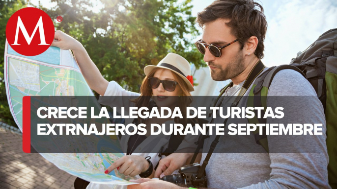 Creció 12.9% llegada de turistas extranjeros a México en septiembre: Inegi