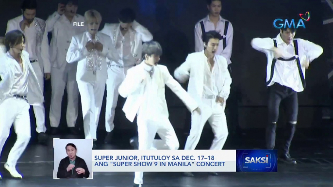 Super Junior, itutuloy sa Dec. 17–18 ang "Super Show 9 in Manila" concert | Saksi