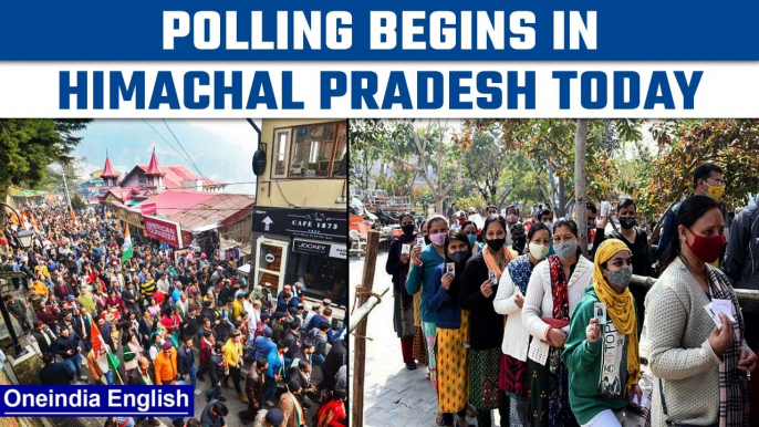 Himachal Pradesh Assembly Elections 2022: Voting begins today for 68 seats | Oneindia News*News