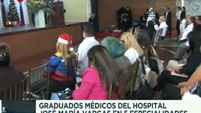 Aragua | Más de 30 médicos del hospital José Maria Vargas obtiene sus títulos de la UCS Hugo Chávez