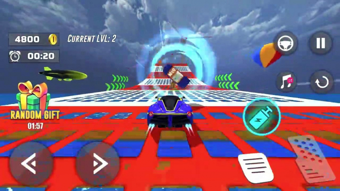 GT Car Stunts Racing Master 3D - Impossible Mega Ramps - Android GamePlay