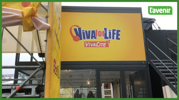 Le Cube de Viva for Life a pris place à Bertrix