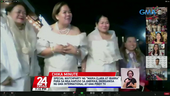 Special watch party ng “Maria Clara at Ibarra” para sa mga Kapuso sa Amerika, inorganisa ng GMA International at GMA Pinoy TV | 24 Oras