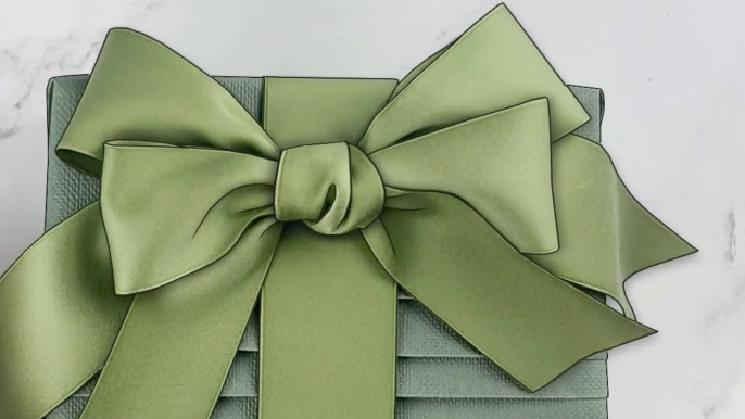 DIY Gift Wrapping - Wrapping A Gift With Ribbon Bow