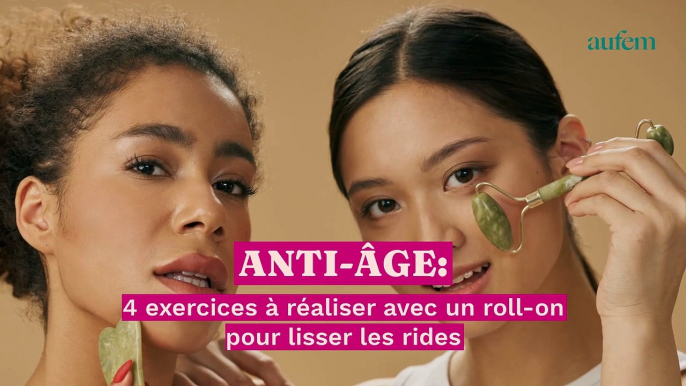 Anti-âge: 4 exercices à réaliser avec un roll-on pour lisser les rides