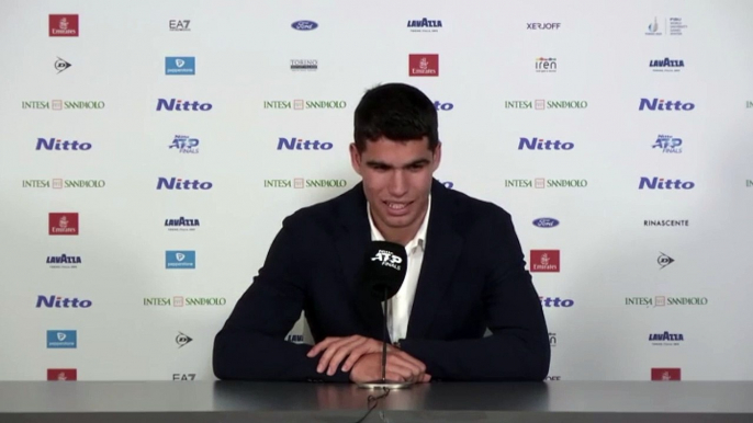 ATP - Nitto ATP Finals Turin 2022 - Carlos Alcaraz : "To be part of tennis history is an incredible feeling"