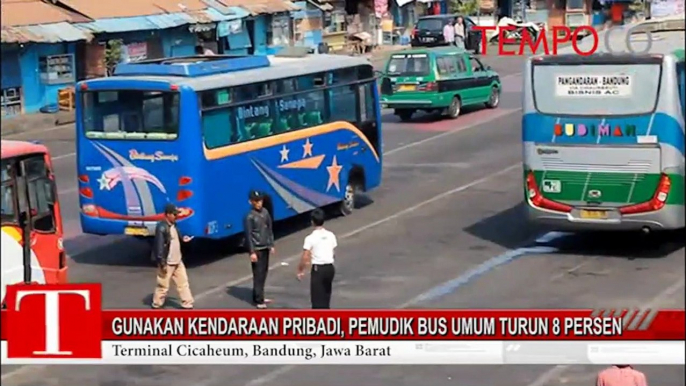 Gunakan Kendaraan Pribadi, Pemudik Bus Umum Turun 8 Persen