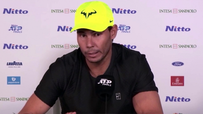 ATP - Nitto ATP Finals Turin 2022 - Rafael Nadal : "I'm happy for Novak Djokovic that he can play the Australian Open is the best news possible