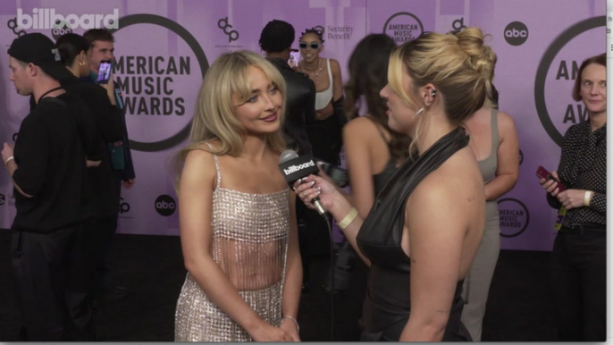 Sabrina Carpenter On “Empowering” New Album, How “Nonsense” Came to Be & Filming the Music Video | AMAs 2022