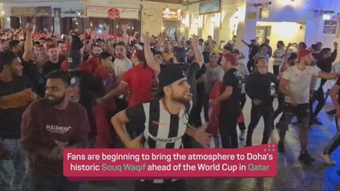 World Cup fans bring atmosphere to historic Souq Waqif