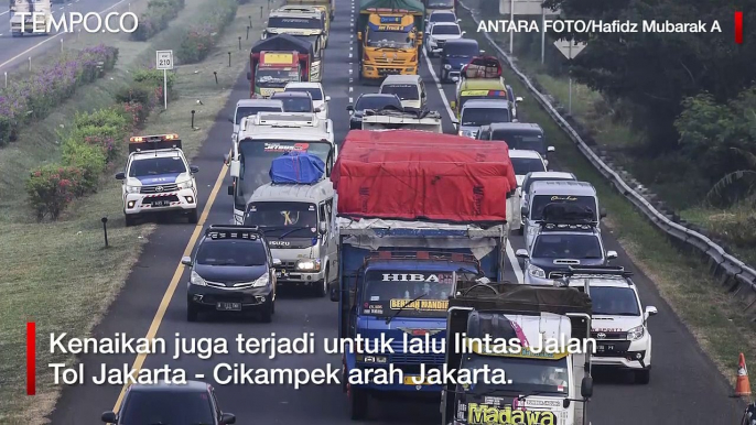 H-2 Larangan Mudik, Jumlah Kendaraan di Tol Palimanan Naik 9 Persen