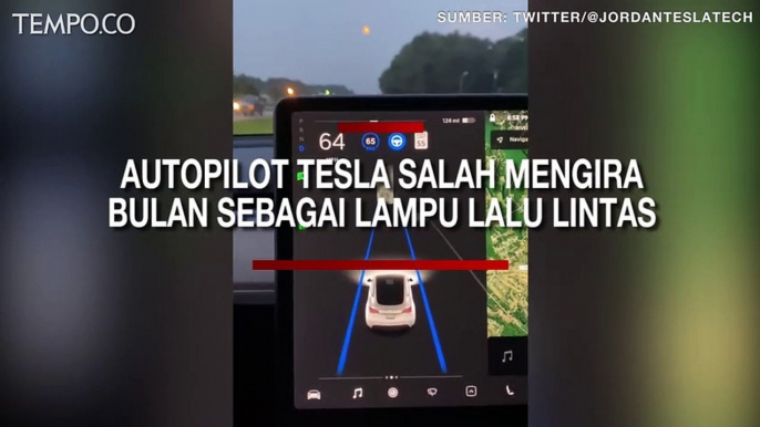 Pengendara Tesla Komplain Autopilot Mobilnya Salah Baca, Bulan Dikira Lampu Lalu Lintas