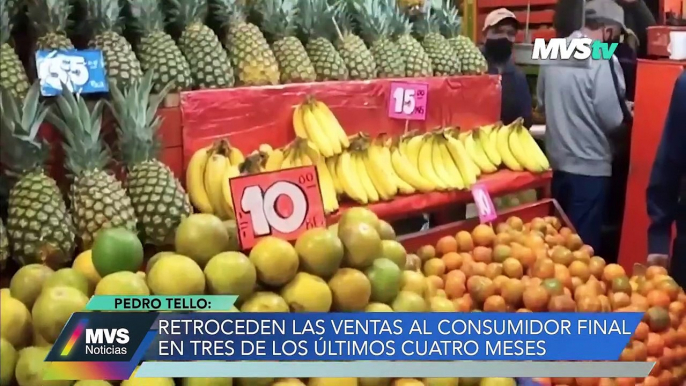 Economía y finanzas con Pedro Tello- Retroceden ventas al consumidor final - MVS Noticias 23 nov 2022