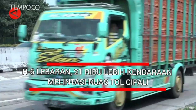 H-6 Lebaran, 21 Ribu Lebih Kendaraan Melintasi Ruas Tol Cipali