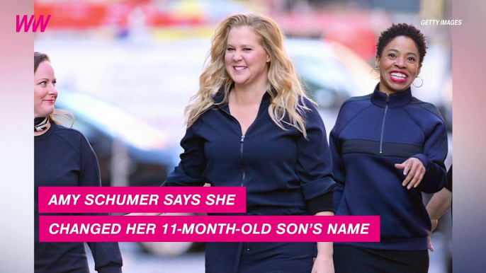 Amy Schumer Reveals Hilarious Reason for Changing Son’s Name