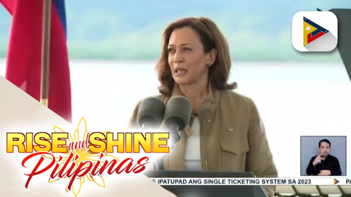 US VP Kamala Harris, binigyang-diin ang kahalagahan ng matibay na alyansa sa pagitan ng US at Pilipinas; Buong suporta ng US sa Pilipinas kaugnay sa usapin ng WPS, tiniyak ni US VP Harris