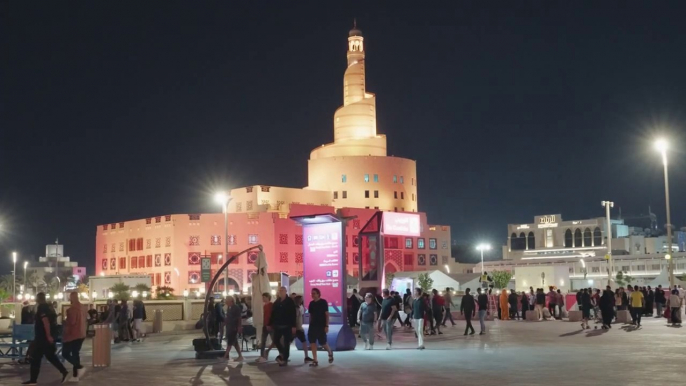 FIFA WORLD CUP - Historical Saudi Arabia Win and Celebrations in Qatar - Argentina Loses - MIDDLE EAST MOTORCYCLE TOUR