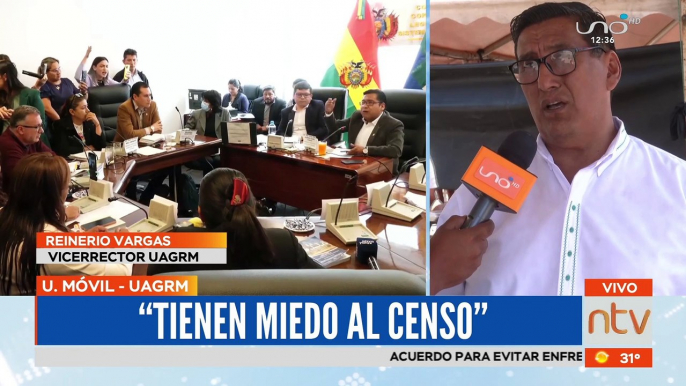 Reinero Vargas, Vicerrector de la Uagrm, pide al Comité Cívico reunión de emergencia para determinar medidas más contundentes por el censo