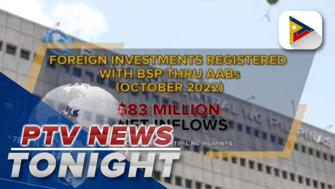 Foreign investments registered with BSP thru AABs yield net inflows in October