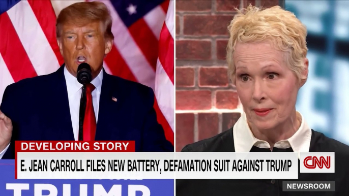 E. Jean Carroll sues Trump for battery and defamation under new law