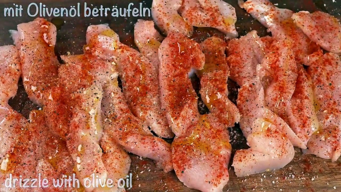 Ein gesundes und leckeres Hähnchenbrustrezept, das ich Ihnen zum Kochen empfehle! Einfaches Rezept!