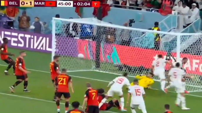 Belgium vs Morocco FIFA World cup 2022 football match Qatar