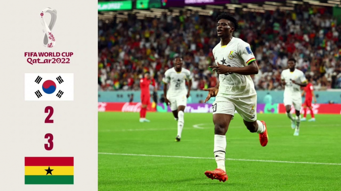 South Korea vs Ghana - Highlights 2022 FIFA World Cup Match 30 (Group Stage)