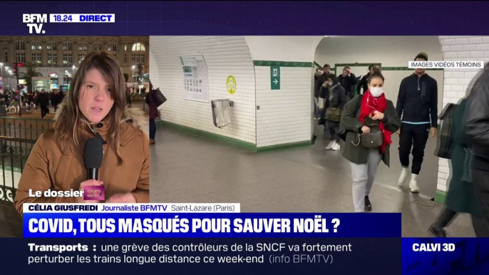 À Paris, le port du masque est de plus en plus répandu dans les transports en commun