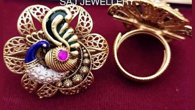 Brass High Gold Rings Design