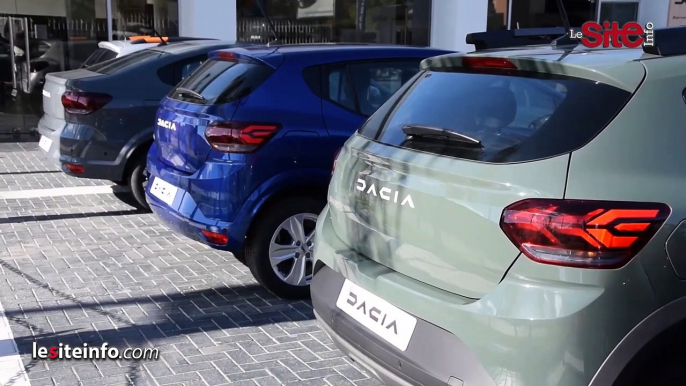 DACIA MAROC COMMERCIALISE PLUSIEUrs véhicules de LA GAMME DACIA AVEC SA NOUVELLE IDENTITE VISUELLE