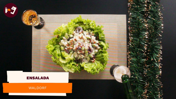 Ensalada Waldorf | Receta fácil de ensalada para la cena de Año Nuevo | Directo al Paladar México