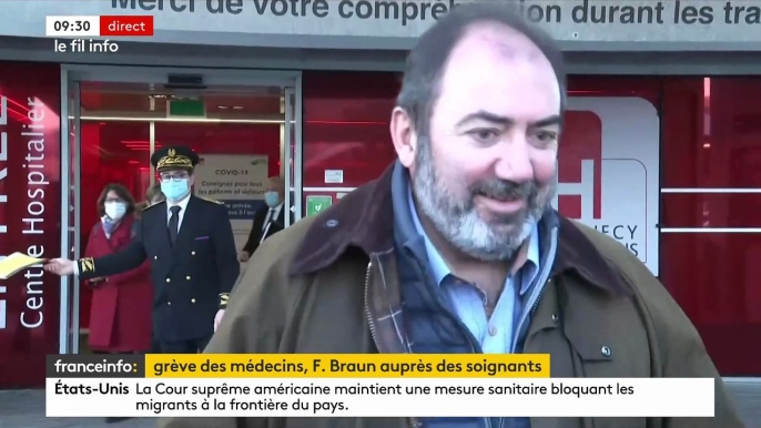 Le ministre de la Santé François Braun évoque une "semaine de tous les dangers" pour le système de santé français confronté à une "triple épidémie" de Covid, de bronchiolite et de grippe - VIDEO