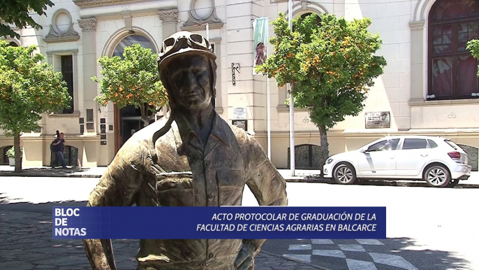 Acto protocolar de graduación de la Facultad de Ciencias Agrarias en Balcarce