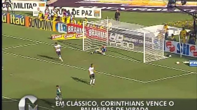 Assista aos melhores momentos de Corinthians 2 x 1 Palmeiras