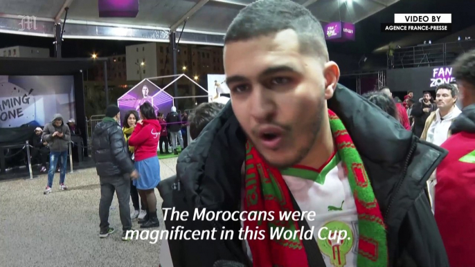 'They made us dream': Morocco fans proud despite World Cup loss