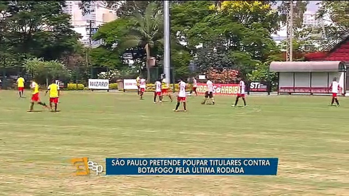 São Paulo se prepara para enfrentar Botafogo-SP pela última rodada do Paulista